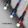 USAMS Kabel pleciony 3w1 0,35m 2A (lightning/microUSB/USB-C) - 1569027 - zdjęcie 10